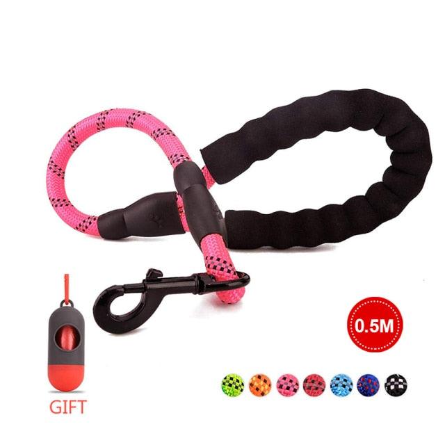 Strong Nylon Line Soft Handle Large Size Leashes For Cat Dogs Outdoor Walking Training Reflective Leashes (1U75)(1U70)