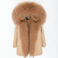 Gorgeous Women Winter Coats - Fashion Women's Luxurious Lamb Fur Parka Hooded Coat - Outwear Winter Jacket (1U23)